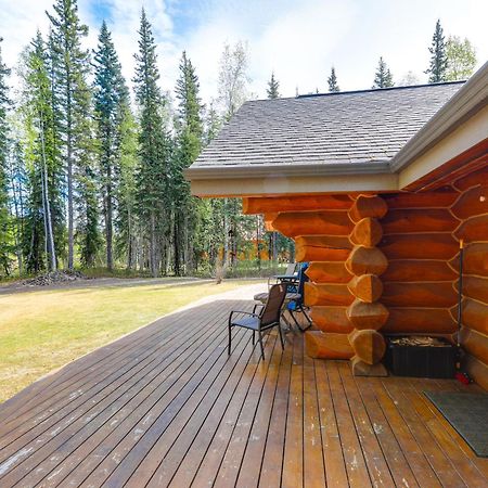 North Pole Riverside Log Cabin On-Site Aurora Viewing! מראה חיצוני תמונה