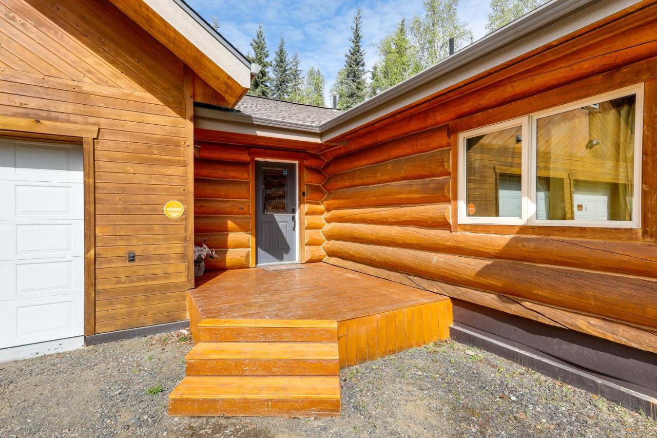 North Pole Riverside Log Cabin On-Site Aurora Viewing! מראה חיצוני תמונה