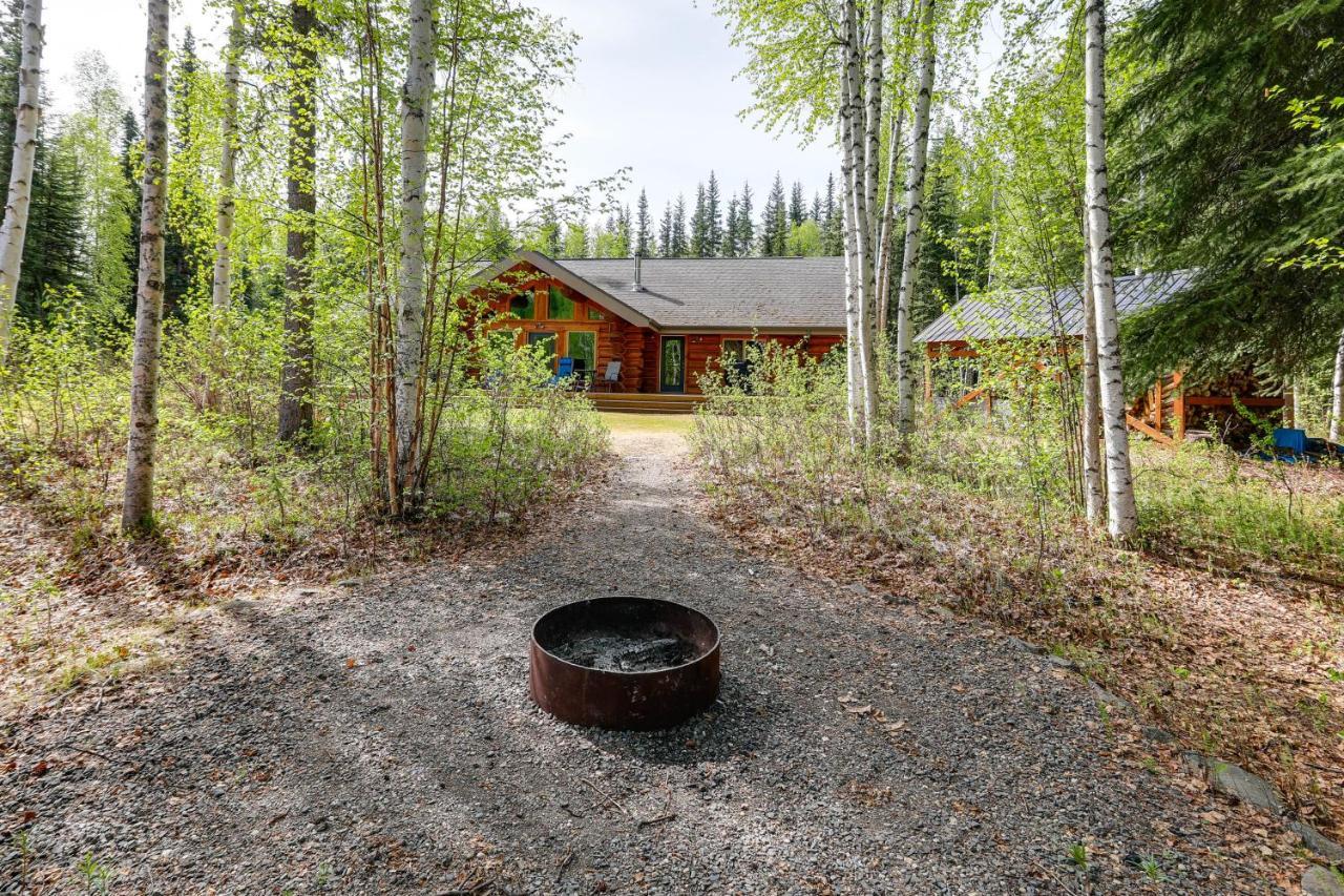 North Pole Riverside Log Cabin On-Site Aurora Viewing! מראה חיצוני תמונה